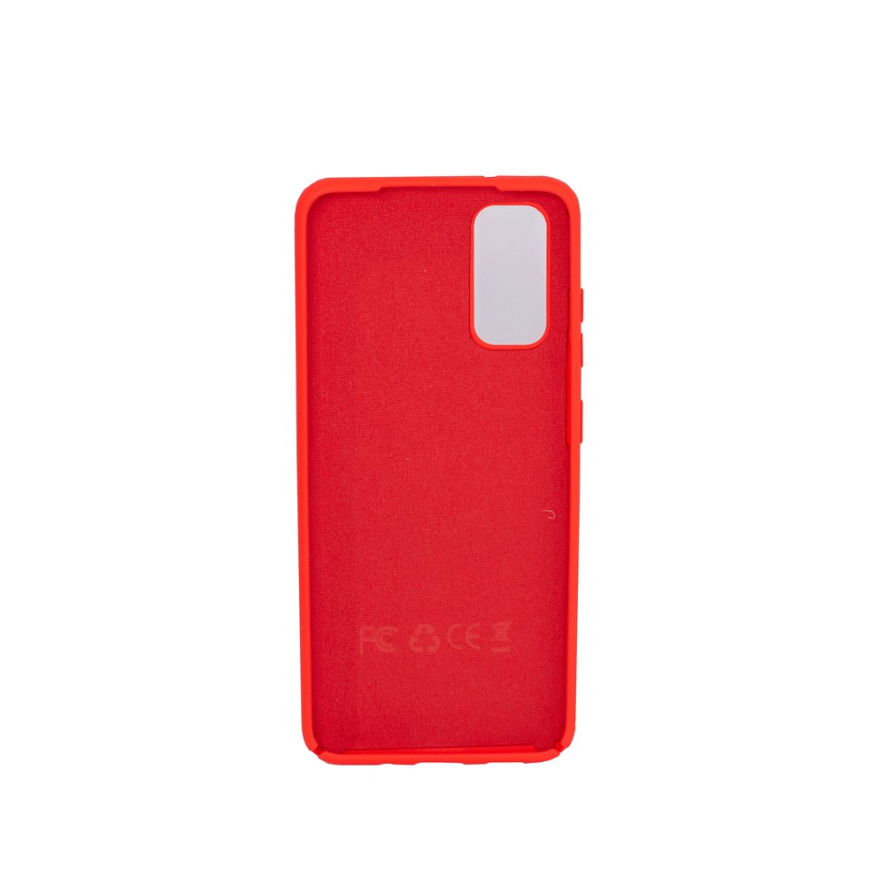 Protectores para celular  para Samsung  S20 Plus Funda de silicona con felpa Rojo